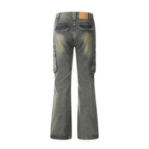 Fashion Personality Big Horn Jeans Men