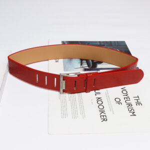 Leather Pin Buckle Imitation Leather PU Belt